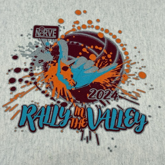 Champion Reverse Weave Crewneck Sweatshirt Size 2XL Gray NeRVE Volleyball S149 - Picture 11 of 15